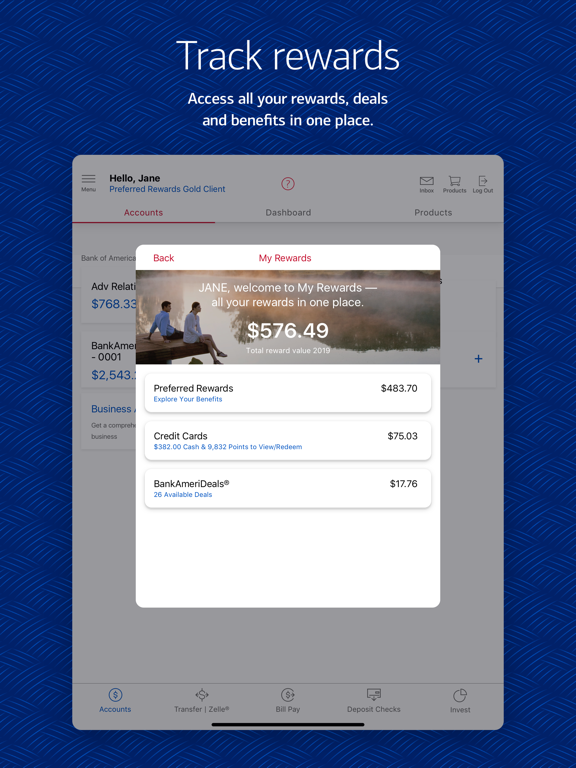 Bank of America Mobile Banking Ipad images