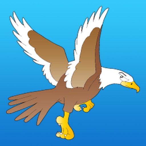 American Bald Eagle Sticker Icon