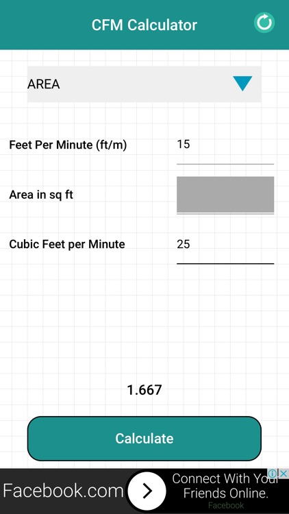 CFM Calculator