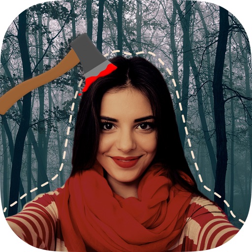 Cut paste Halloween photos Stickers photo editor iOS App