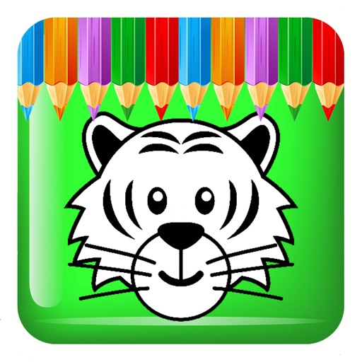 Animal Tigers Games And Coloring Book Edition Icon