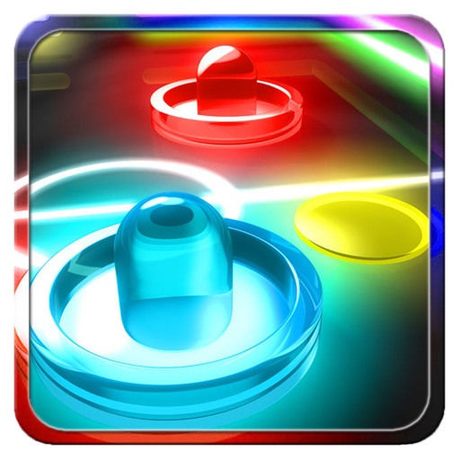 Air Hockey - Glow Stars Neon Light Touch Hockey iOS App