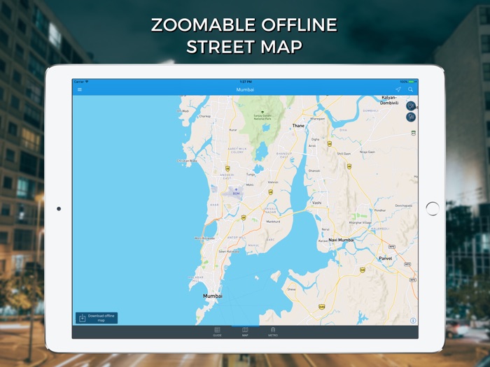 Mumbai Travel Guide with Offline Street Map