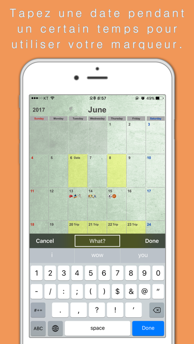 Screenshot #3 pour AGENDA ANALOGIQUE : CALENDRIER
