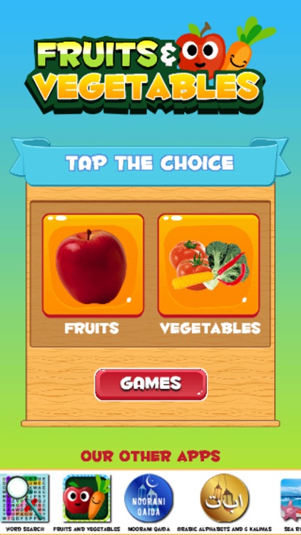 Learn Vegetables and Fruits