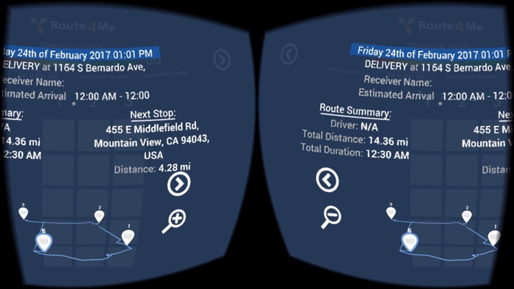 Route4Me Operations VR