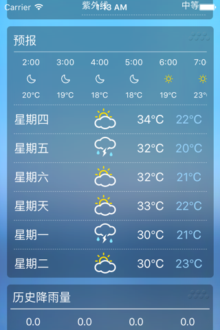 口袋天气:各地天气预报气象台信息 screenshot 2