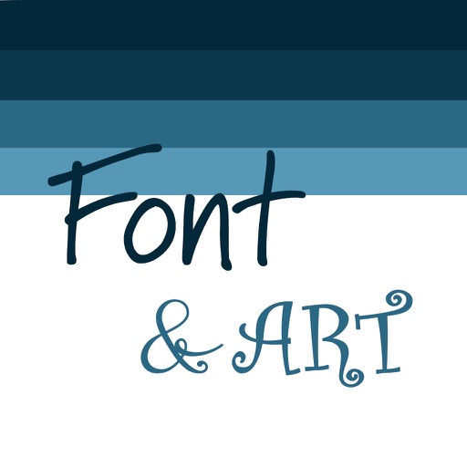 Font Art 2017 – Stylish Fonts Collection icon
