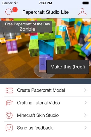 Minecraft: Papercraft Studio Lite screenshot 2