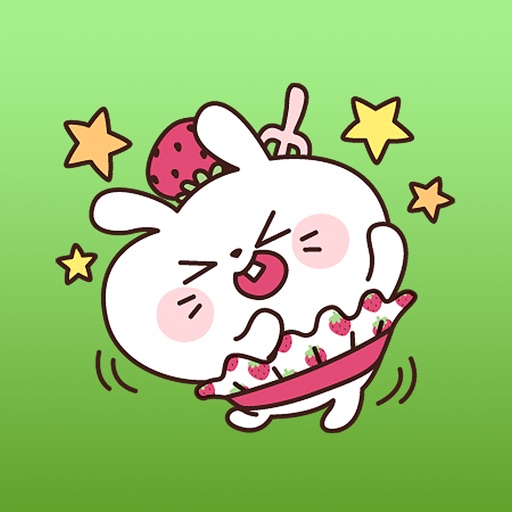 Fluffy Rabbit Stickers iOS App