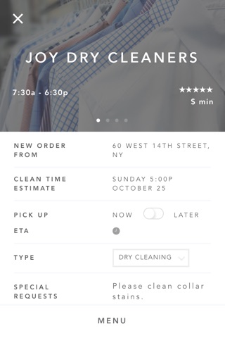 Clothespin Dry Cleaning screenshot 4