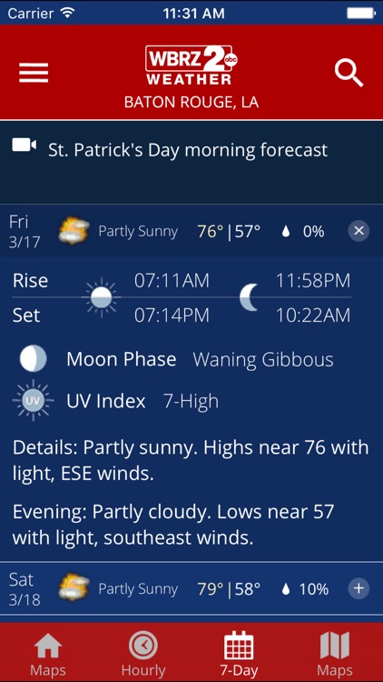 WBRZ Weather screenshot-3