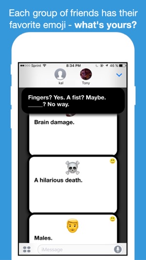 Emoji Against Humanity - Card Game for iMessage(圖4)-速報App