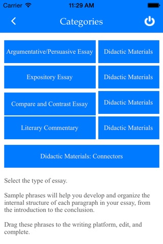 E-GPS Essay/Ensayo: writing essays in En or Sp screenshot 4