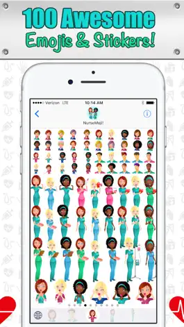 Game screenshot NurseMoji - All Nurse Emojis and Stickers! hack