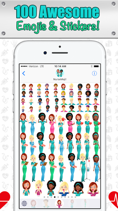 How to cancel & delete NurseMoji - All Nurse Emojis and Stickers! from iphone & ipad 3