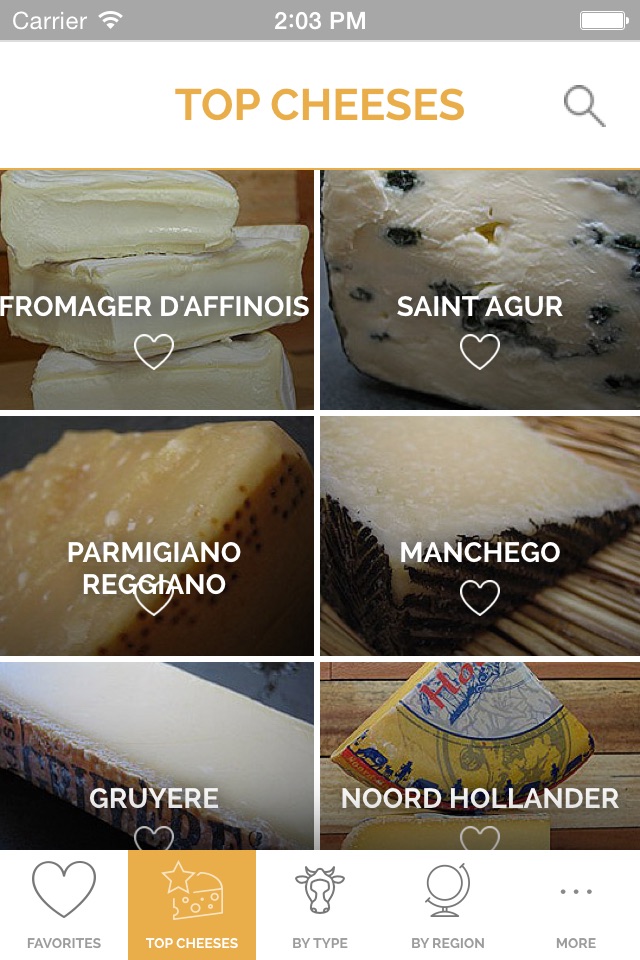 Venissimo Cheese Mobile App screenshot 3
