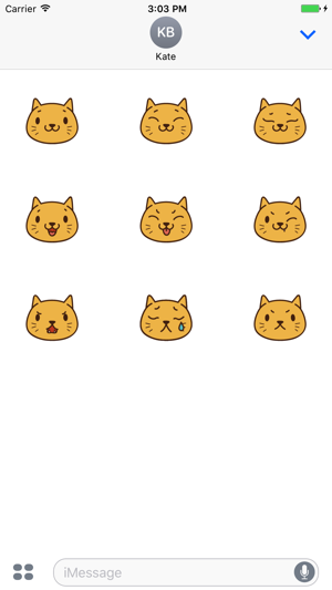 Cute Cat Emoji Pack(圖2)-速報App