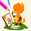 Fox Adventure Coloring Book Game Free For Kids