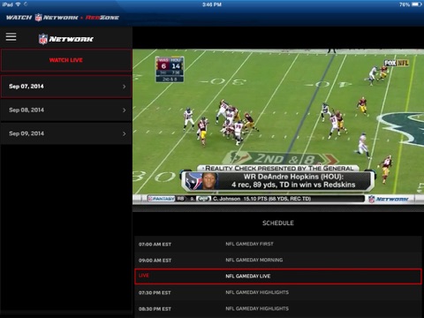 NFL Network screenshot 3