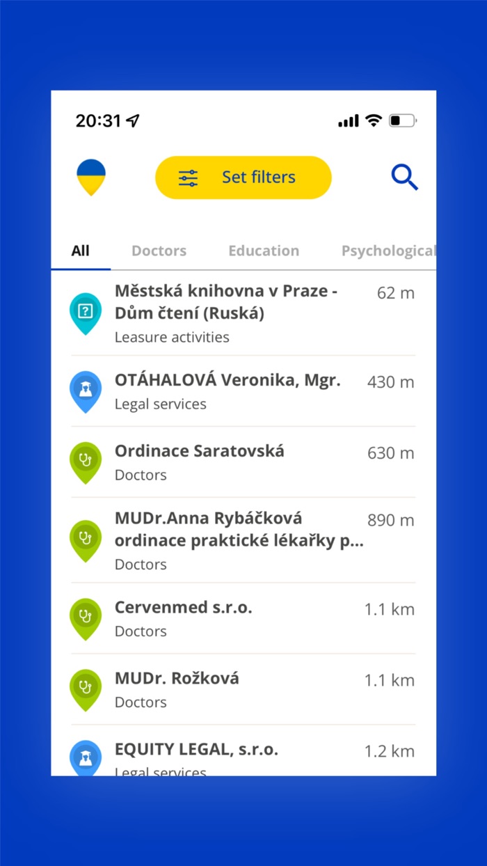 Umapa Ukrainian Community Map