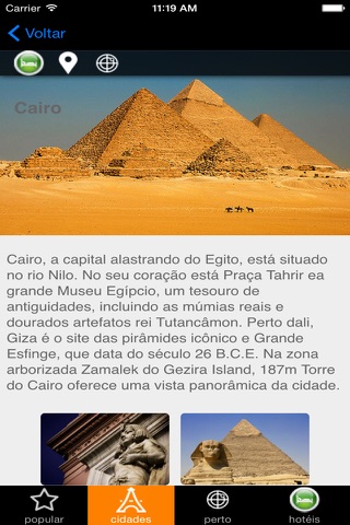 Egito guia de viagem Tristansoft screenshot 2