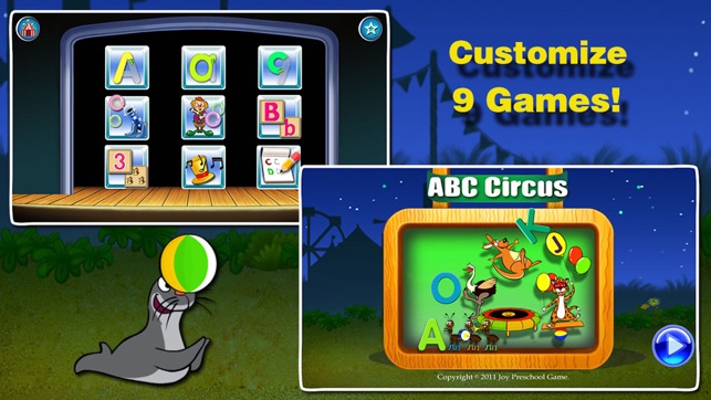 ABC Circus-Alphabet & Number Games for k