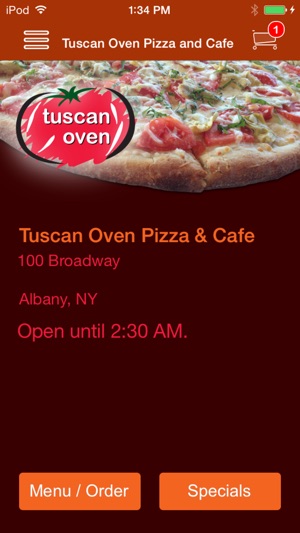 Tuscan Oven Pizza & Cafe(圖1)-速報App