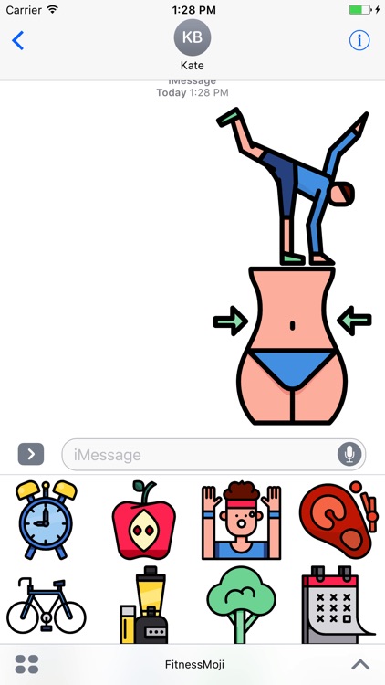 FitnessMoji - Motivational Gym Stickers