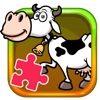 Jigsaw Games Puzzles Cow Farm Educational