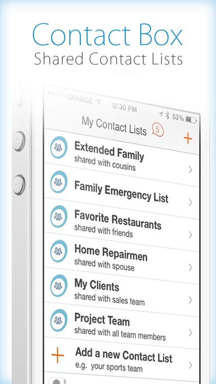 ContactBox - Shared Contact Lists screenshot-0