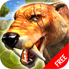 Activities of Sabertooth Tiger Survival Simulator : Wild Animals