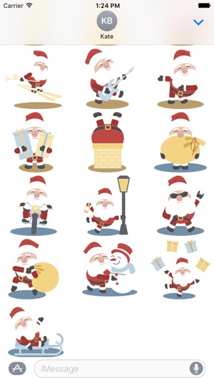 Jolly Good Santa - Stickers for iMessage(圖3)-速報App