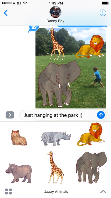 Jazzy World Animals - Wildlife Zoo Stickers