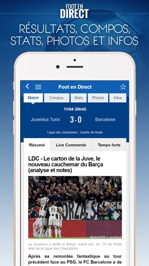 Foot en Direct(圖3)-速報App