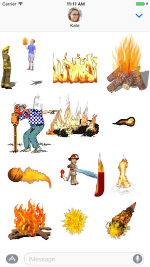 Animated Fire Sticker Pack(圖3)-速報App