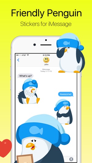 Friendly Penguin Stickers(圖1)-速報App