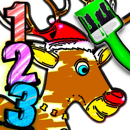 Xmas Coloring Book Pages for boys, girls & adults iOS App