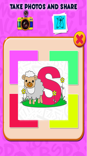 Letters Kids Coloring Book Pro(圖5)-速報App