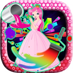 princess kissing : paint games for boys & girls