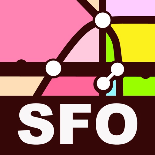 San Francisco Transport Map - Metro Map iOS App
