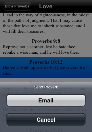 Bible Proverbs screenshot 3