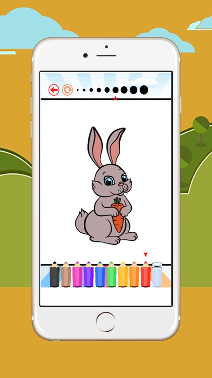 Cute Bunny Rabbit Images - Coloring Book for Kids