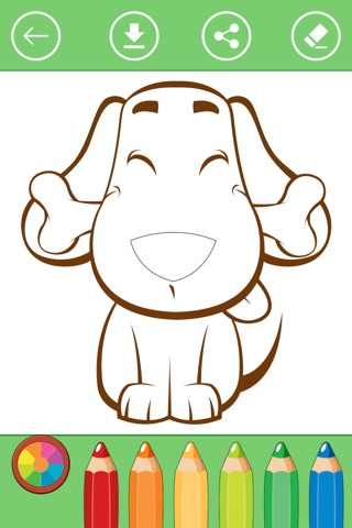 Dog Coloring Book for Kids: Learn to color & draw. screenshot 2