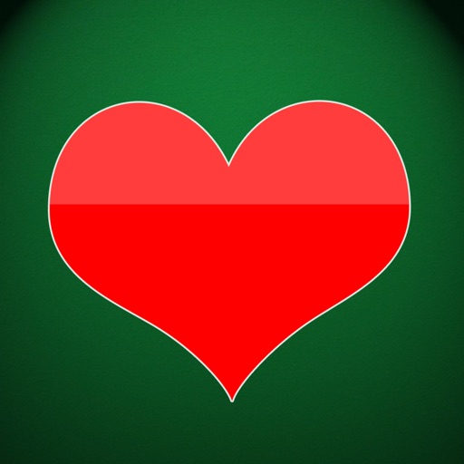 Hearts for cards, solitaire, games, leisure games