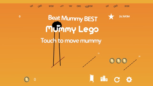 Mummy Legs beat daddy's long legs