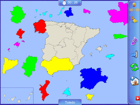 Spain Puzzle Map screenshot 2