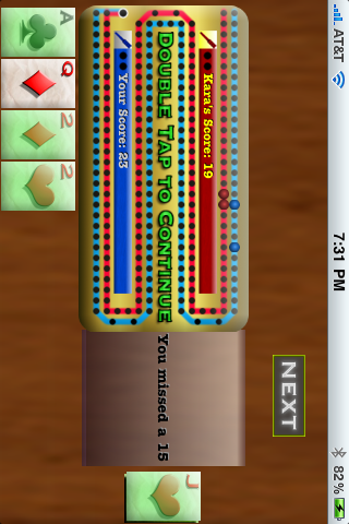 Cribbage Deluxe screenshot 2