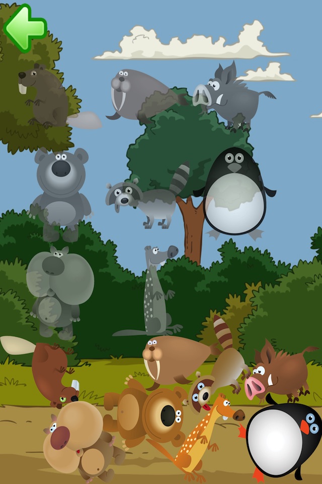 Puzzle: Animal gravity for toddlers screenshot 2