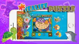 Game screenshot Sea life Jigsaw Collection Learning For Kids mod apk